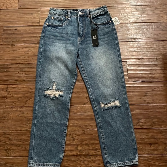 Numero Lenox High Rise Slim Fit Jeans in Vintage Blue Wash Size 27 - Picture 1 of 5